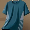 5pcs Camisetas Deportivas Casuales de Verano para Hombre