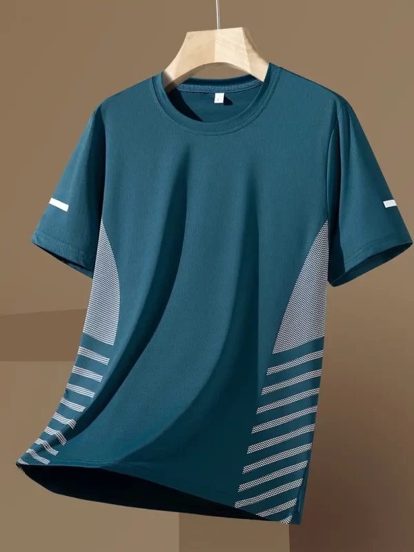 5pcs Camisetas Deportivas Casuales de Verano para Hombre