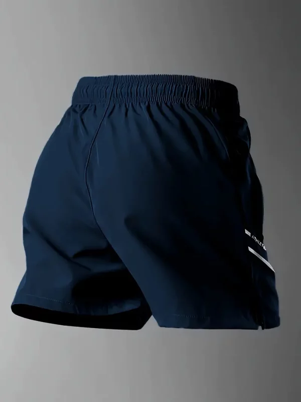 Pantalones cortos deportivos para hombre con tejido de fibra pegajosa
